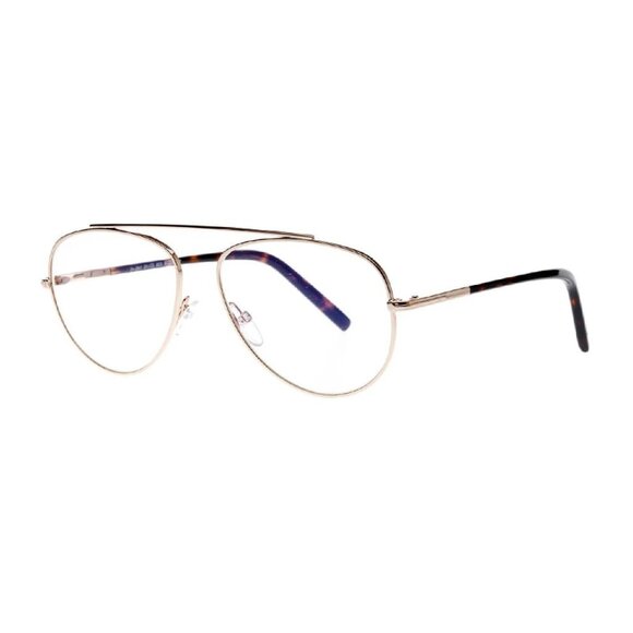 NEW TOM FORD EYEGLASSES  GOLD MEN AVIATOR EYEWEAR - Picture 1 of 3